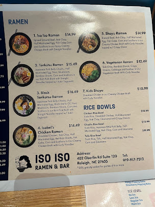 Menu Iso Iso Ramen & Bar - 26