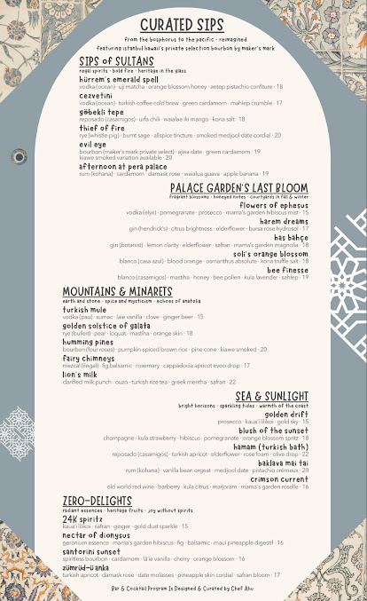 Menu Istanbul Hawai'i - 20