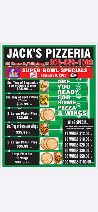 Menu Jacks Pizzeria - 11