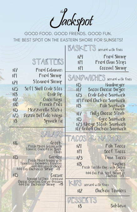 Menu Jackspot Cape Charles - 20