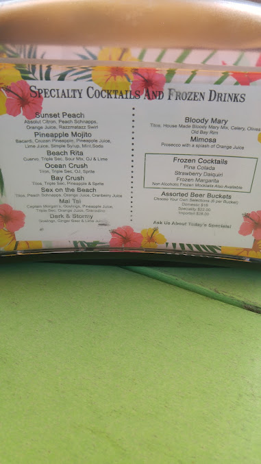 Menu Jackspot Cape Charles - 28