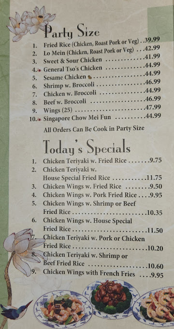 Menu Jade Garden Chinese Restaurant - 22