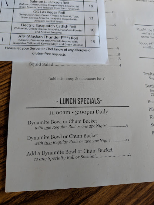 Menu Jaws Sushi - 22
