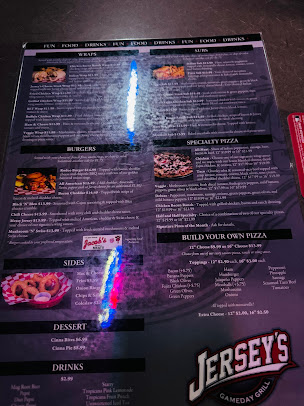 Menu Jerseys Gameday Grill - 22