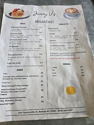 Menu Jimmy V's Osteria & Bar - 22