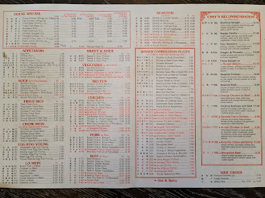 Menu Jin Jin Chinese Restaurant - 21