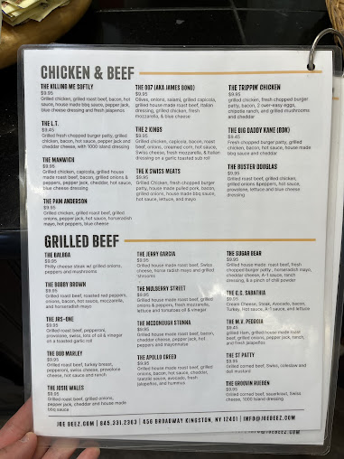 Menu Joe Beez - 28