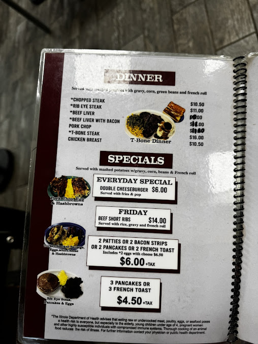 Menu Joe's Grill - 23