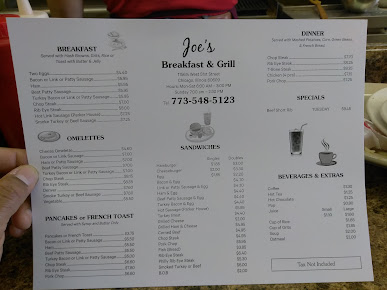 Menu Joe's Grill - 29