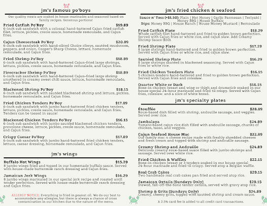 Menu Johnnie Mae's Creole Kitchen - 20