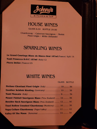 Menu Johnny's Kitchen And Tap - 24