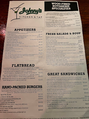 Menu Johnny's Kitchen And Tap - 25