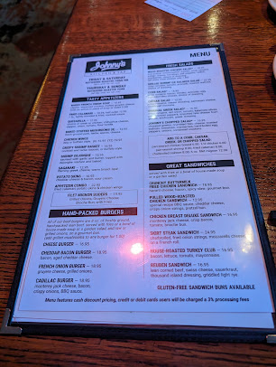 Menu Johnny's Kitchen And Tap - 26