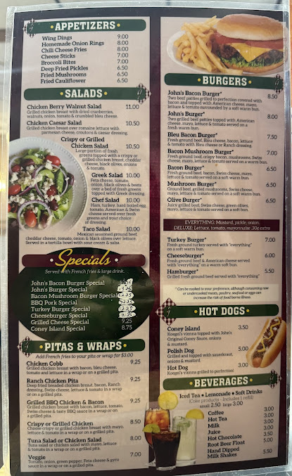 Menu Johns Coney Island - 22