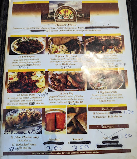 Menu Jubba San Jose - 28