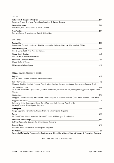 Menu Jules - 20