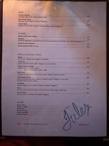 Menu Jules - 28