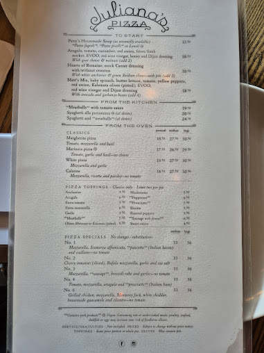 Menu Juliana’s - 21