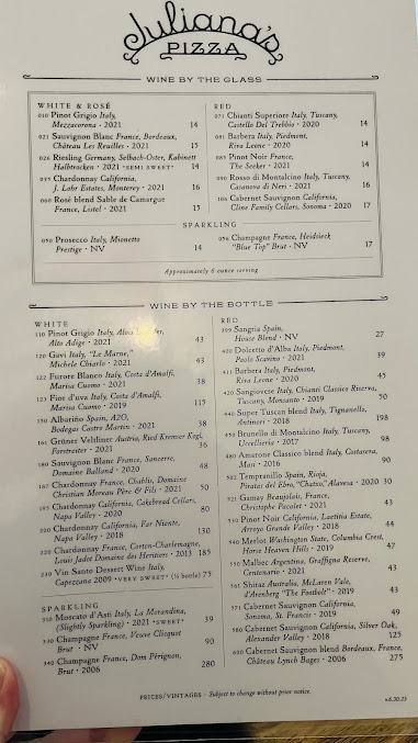 Menu Juliana’s - 26