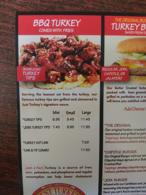 Menu Just Turkey Grill - 28