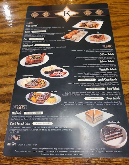 Menu Karavan By 3 Olives - Uzbek Cuisine - 20