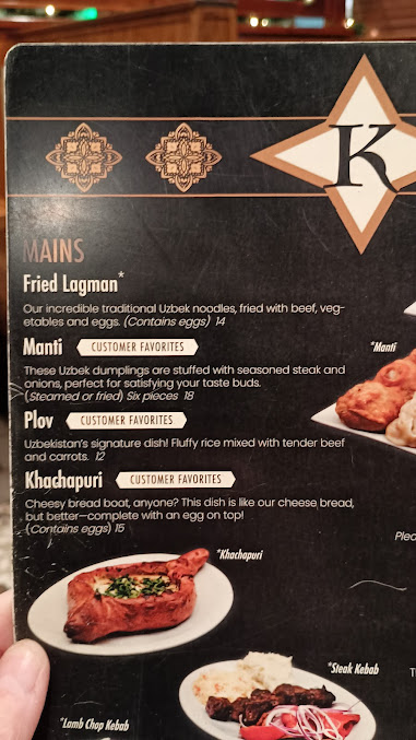 Menu Karavan By 3 Olives - Uzbek Cuisine - 23
