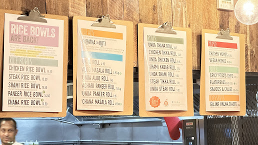 Menu Kathi Roll On The Falls - 21
