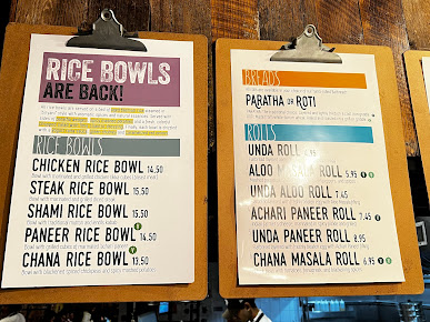 Menu Kathi Roll On The Falls - 22
