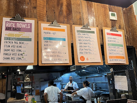 Menu Kathi Roll On The Falls - 24