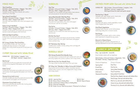 Menu Kati Thai Cuisine - 21