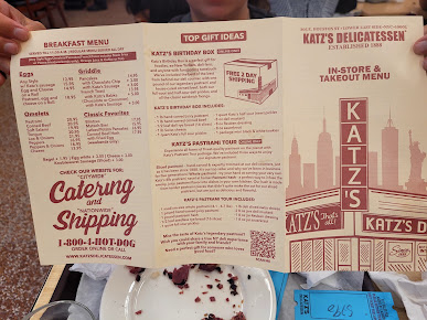 Menu Katz's Delicatessen - 20