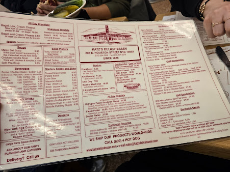 Menu Katz's Delicatessen - 23