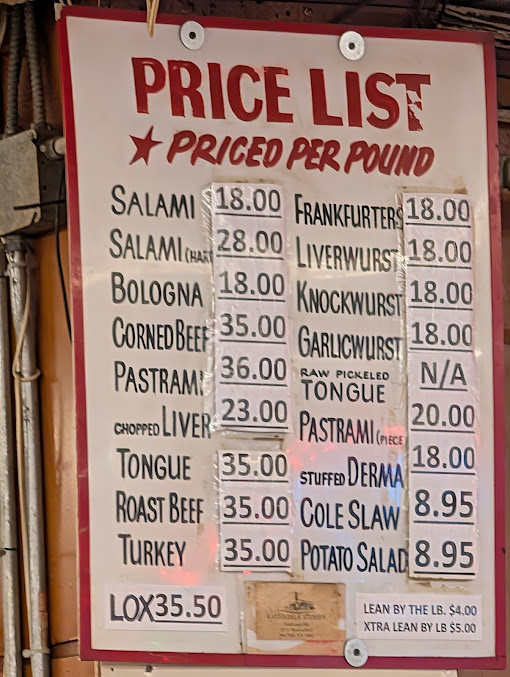 Menu Katz's Delicatessen - 28