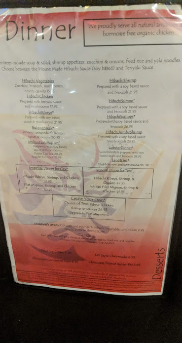 Menu Kaze Japanese Steakhouse - 28