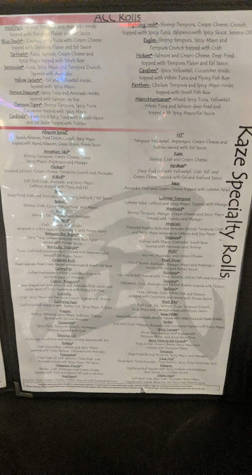Menu Kaze Japanese Steakhouse - 29