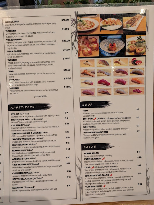 Menu Ken Sushi Asian Bistro - 28