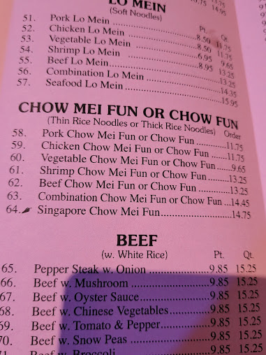 Menu Kennys Chinese Restaurant - 20