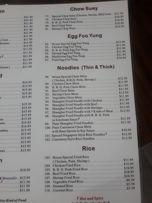 Menu Kens Chinese Restaurant - 24