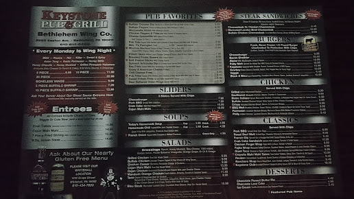 Menu Keystone Pub - 27