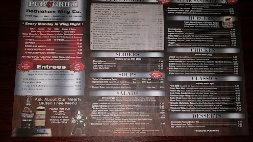 Menu Keystone Pub - 28