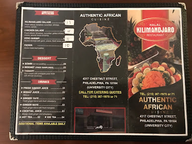 Menu Kilimandjaro Restaurant - 27