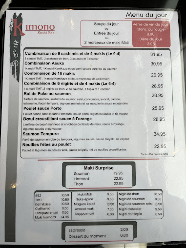Menu Kimono Sushi - 20