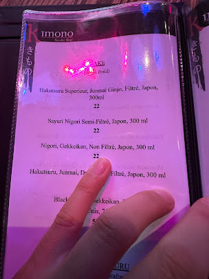 Menu Kimono Sushi - 25