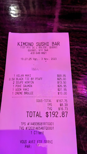 Menu Kimono Sushi - 29