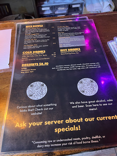 Menu Kin No Tori Ramen Bar Midtown Atlanta - 27