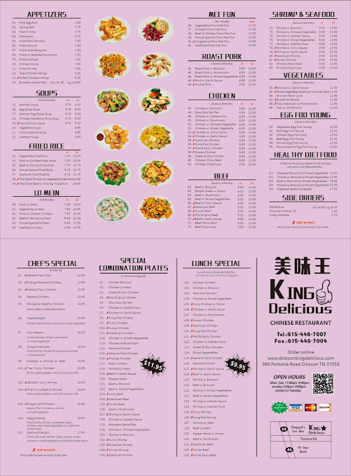 Menu King Delicious - 18