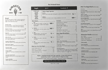 Menu Kingston Bread + Bar - 20