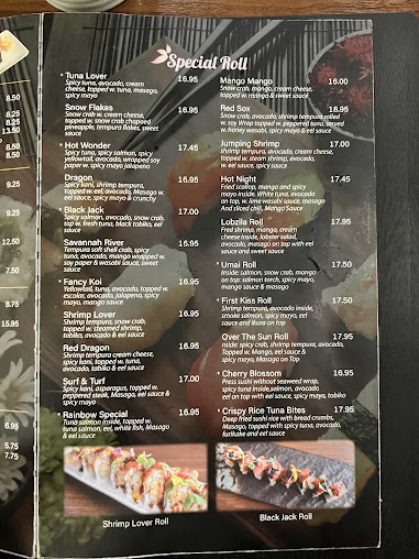 Menu Koi Japanese Hibachi Sushi - 27