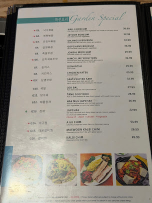 Menu Korean Garden - 20