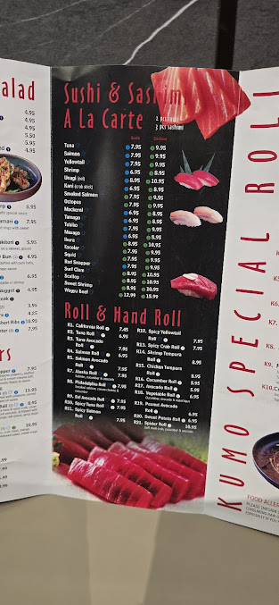 Menu Kumo Hibachi Sushi - 27